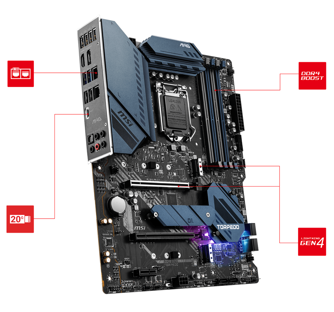 Overview MAG B560 TORPEDO | エムエスアイコンピュータージャパン