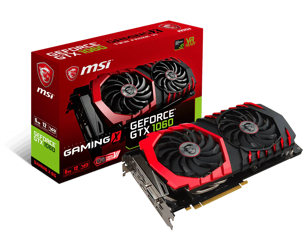 Specification GeForce GTX 1060 GAMING X 6G | エムエスアイ