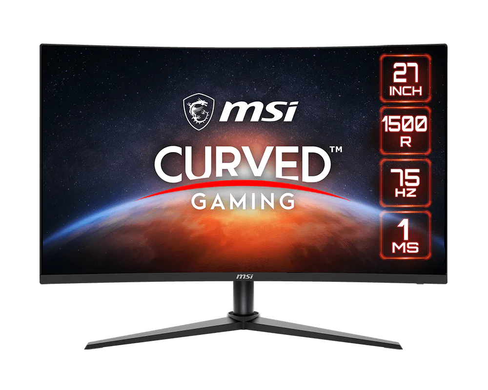 G274CV Curved Gaming Monitor - 27 Inch, 1ms Response Time, 1500R