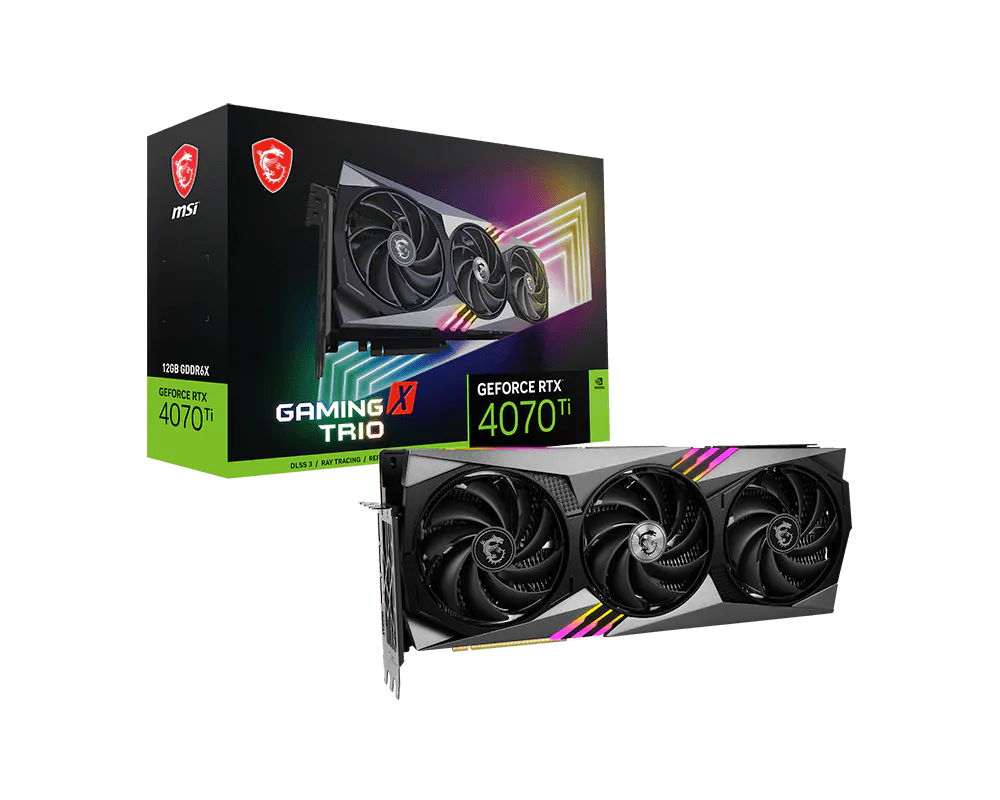 MSI GeForce RTX™ 4070 Ti GAMING X TRIO 12G