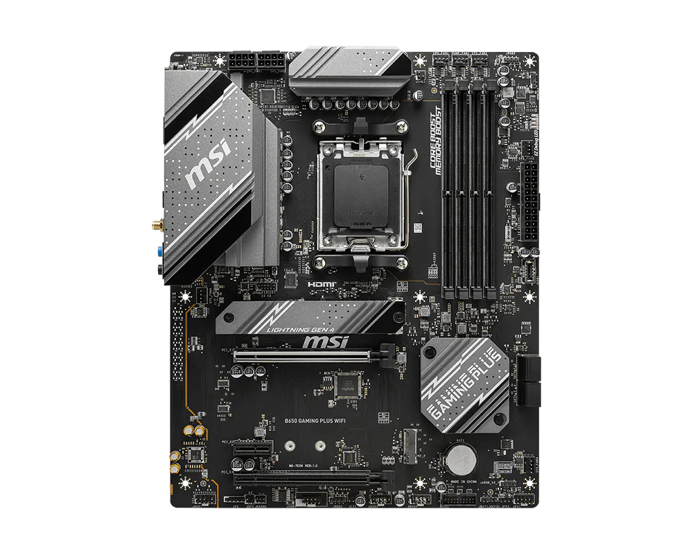 MSI B650 GAMING PLUS WIFI, ATX - AMD Ryzen 7000 - 12+2 Phases