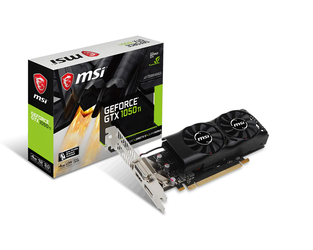 Specification GeForce GTX 1050 Ti 4GT LP | MSI USA