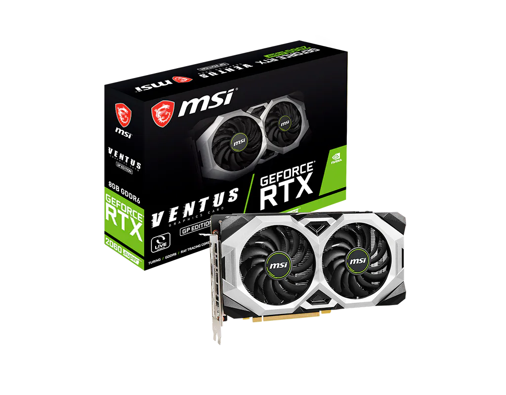 グリス・パッド交換済】MSI GEFORCE RTX2060SUPER MSI GeForce RTX