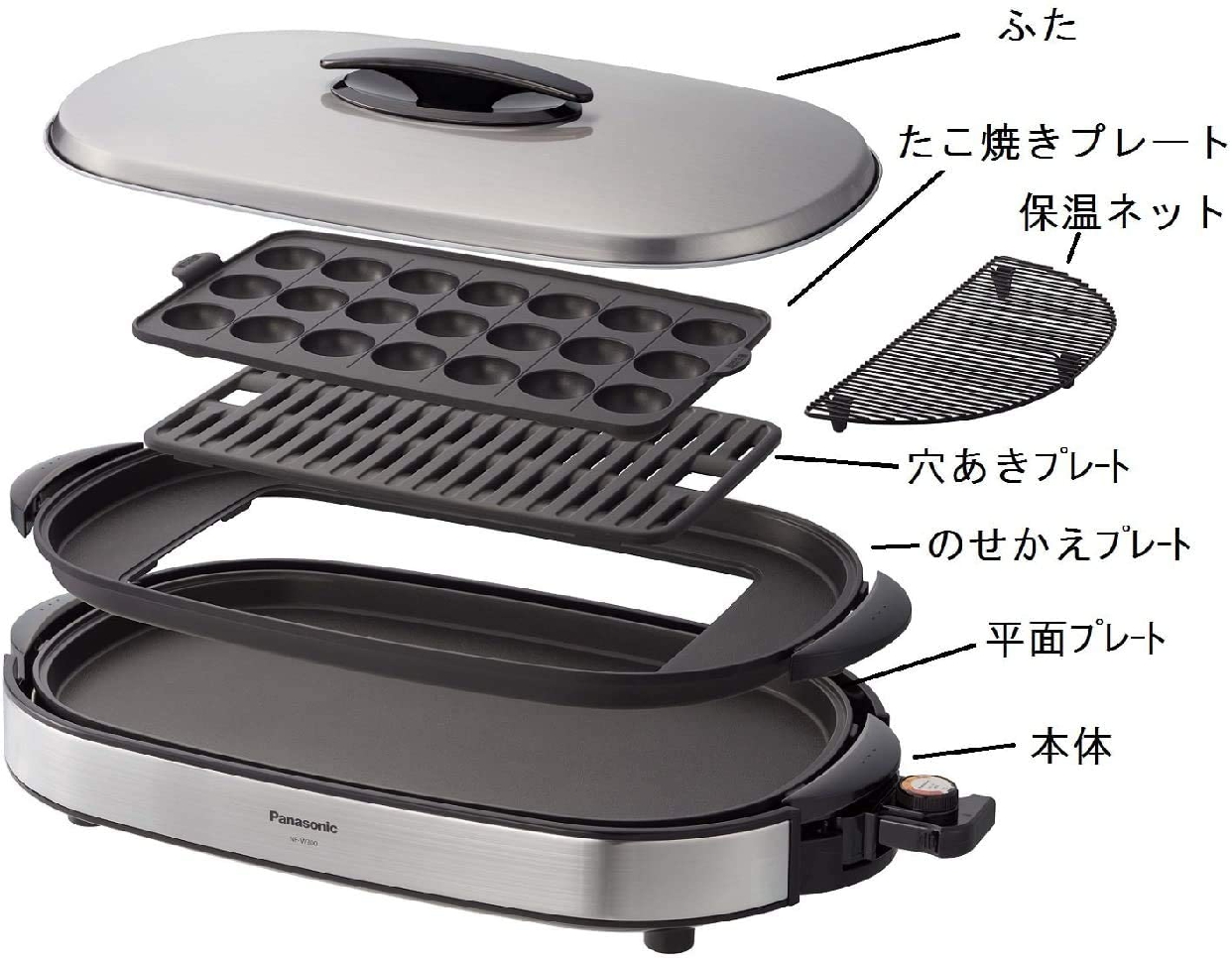 Panasonic(パナソニック) ホットプレート NF-W300の悪い口コミ・評判は