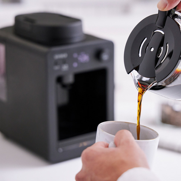 シロカ 全自動コーヒーメーカーカフェばこ(R4770)[SC-A352(K)]【雑貨