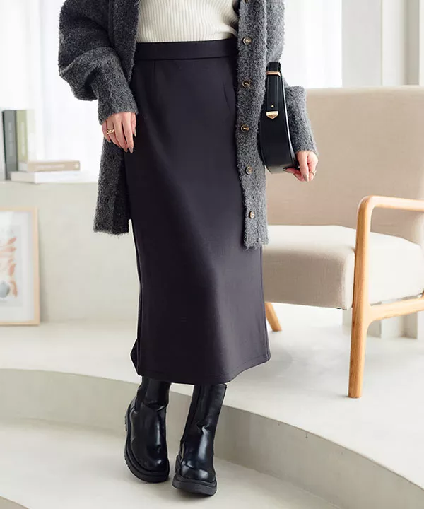 ストレッチダンボールナロースカート [M3978] - レディース