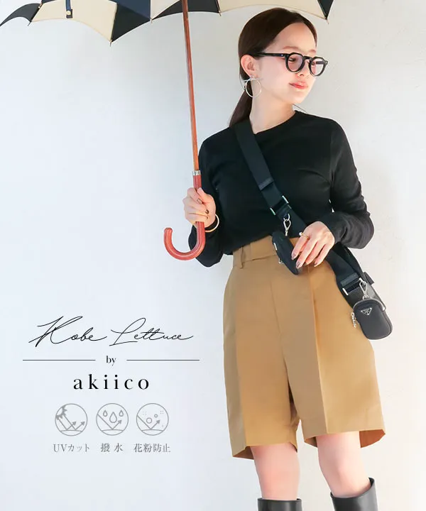 田中亜希子さんコラボ ]選べる3サイズ 撥水加工ショートパンツ [M3999