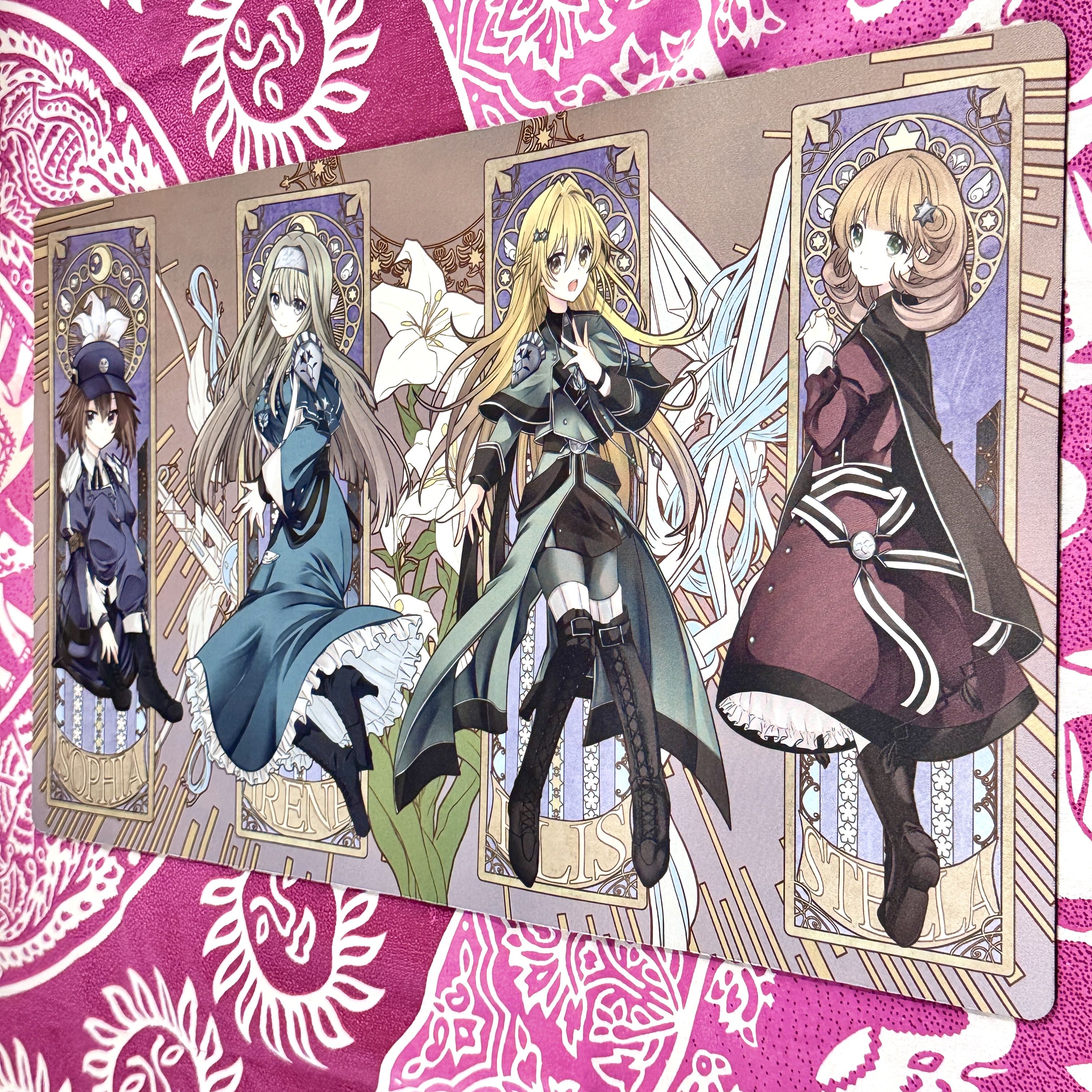 開封済み】遊戯王 エクソシスター エクシーズ ソラトモエ プレイマット