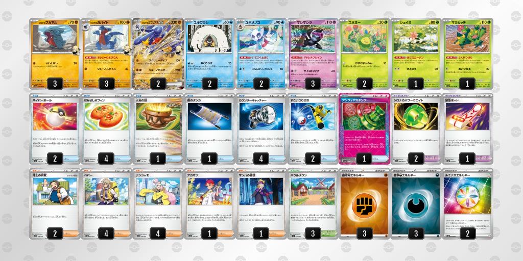 ポケモンカード シロナのガブリアスデッキ 1枚の通販 ガブ