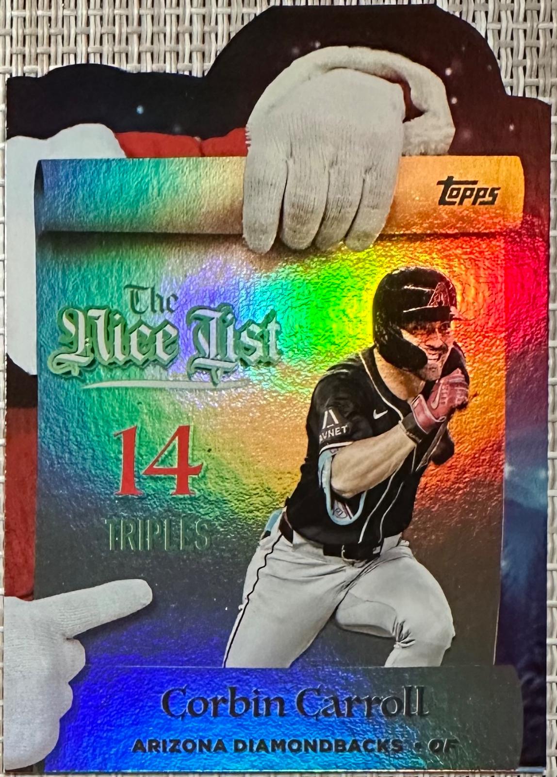 Corbin Carroll #MNL-9 Prices | 2025 Topps Holiday Making The Nice