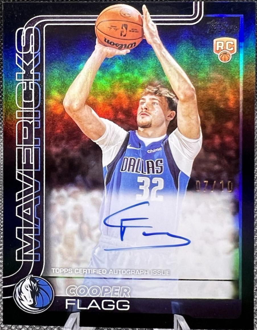 Cooper Flagg [Black Rainbow] #TFRR-CF Prices | 2025 Topps Flagship
