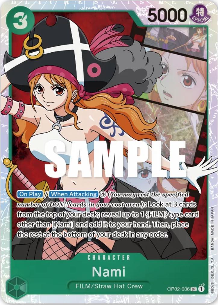 Nami OP02-036 Prices | One Piece Paramount War | One Piece Cards