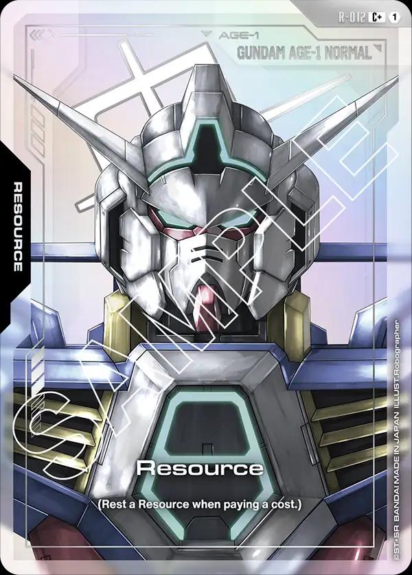 Resource [Holo] #R-012 Prices | Gundam Dual Impact