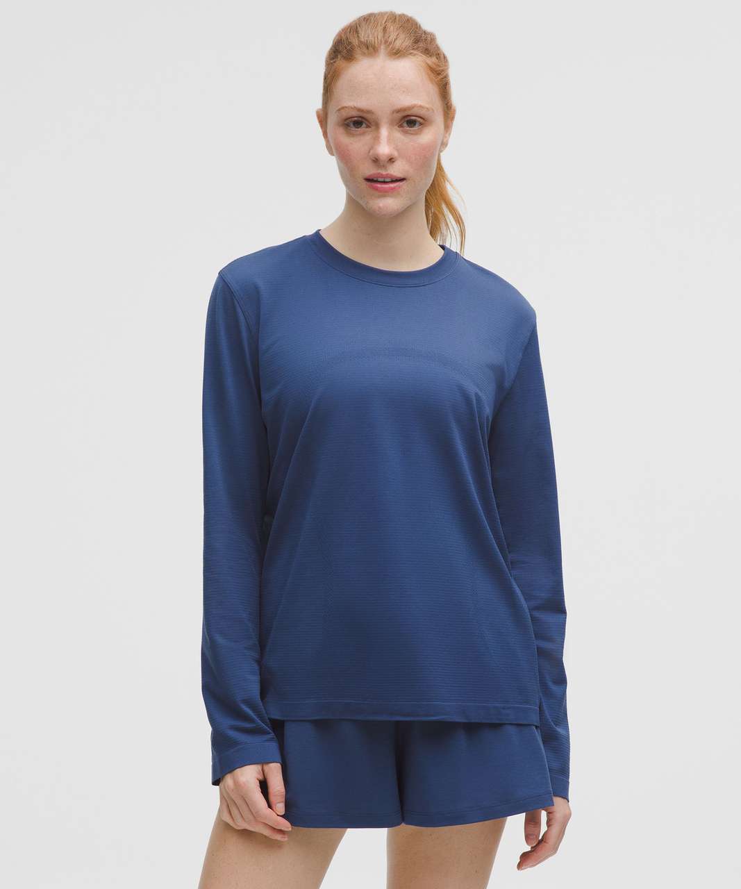Lululemon Swiftly Relaxed Long-Sleeve Shirt *Updated Fit - Blue