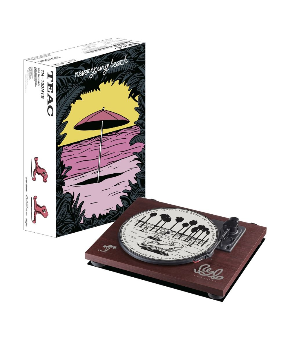 never young beachがTEACとコラボ オリジナル・ターンテーブル発売