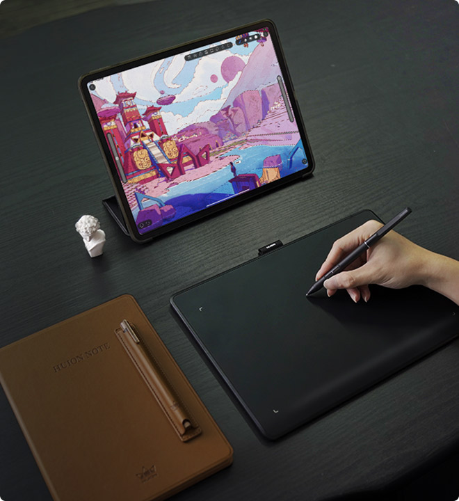 Huion Inspiroy Frego M Wireless Bluetooth Graphics Drawing Tablet