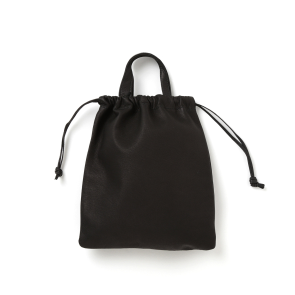Aeta / アエタ | DA114 Double Faced DRAWSTRING POUCH +handle : M
