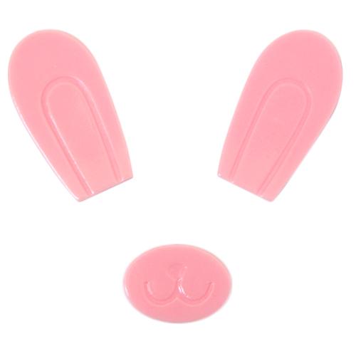 PCうさぎフェイスセットミニ（TO-5280）24組: チョコレート・ココア