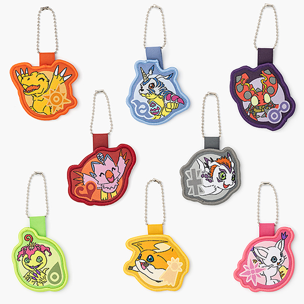 デジモンアドベンチャー】デジモン織キーホルダー（全8種ランダム1個