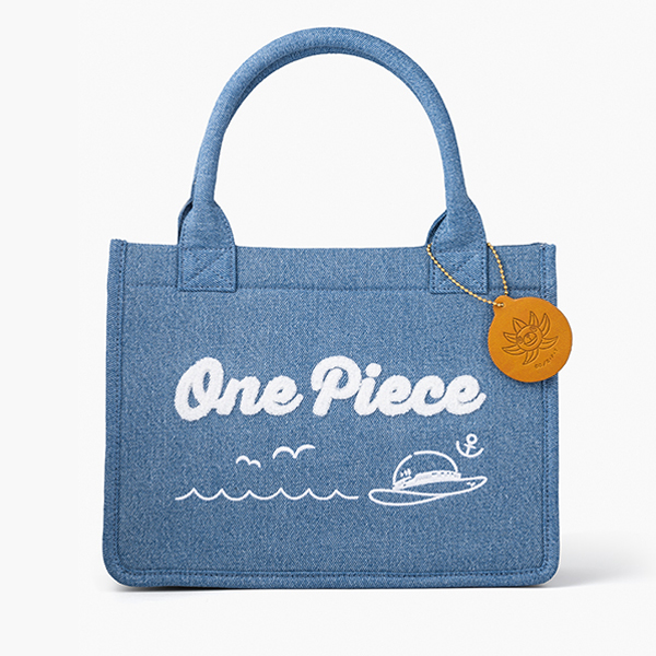 ワンピース】サガラ刺繍デニムトートバッグ: アパレル・バッグ｜東映