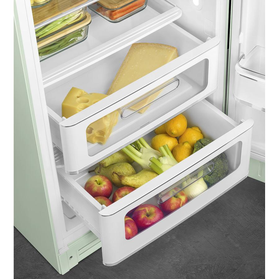 受注発注品】SMEG(スメッグ)冷蔵庫 FAB28(パステルグリーン) -の商品