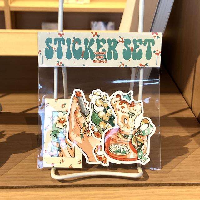 IP】日菜乃 ステッカーセット5_orange×green -の商品詳細 | 蔦屋書店