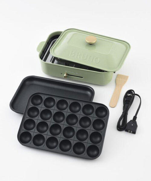 BRUNO】コンパクトホットプレート グラスグリーン -の商品詳細 | 蔦屋