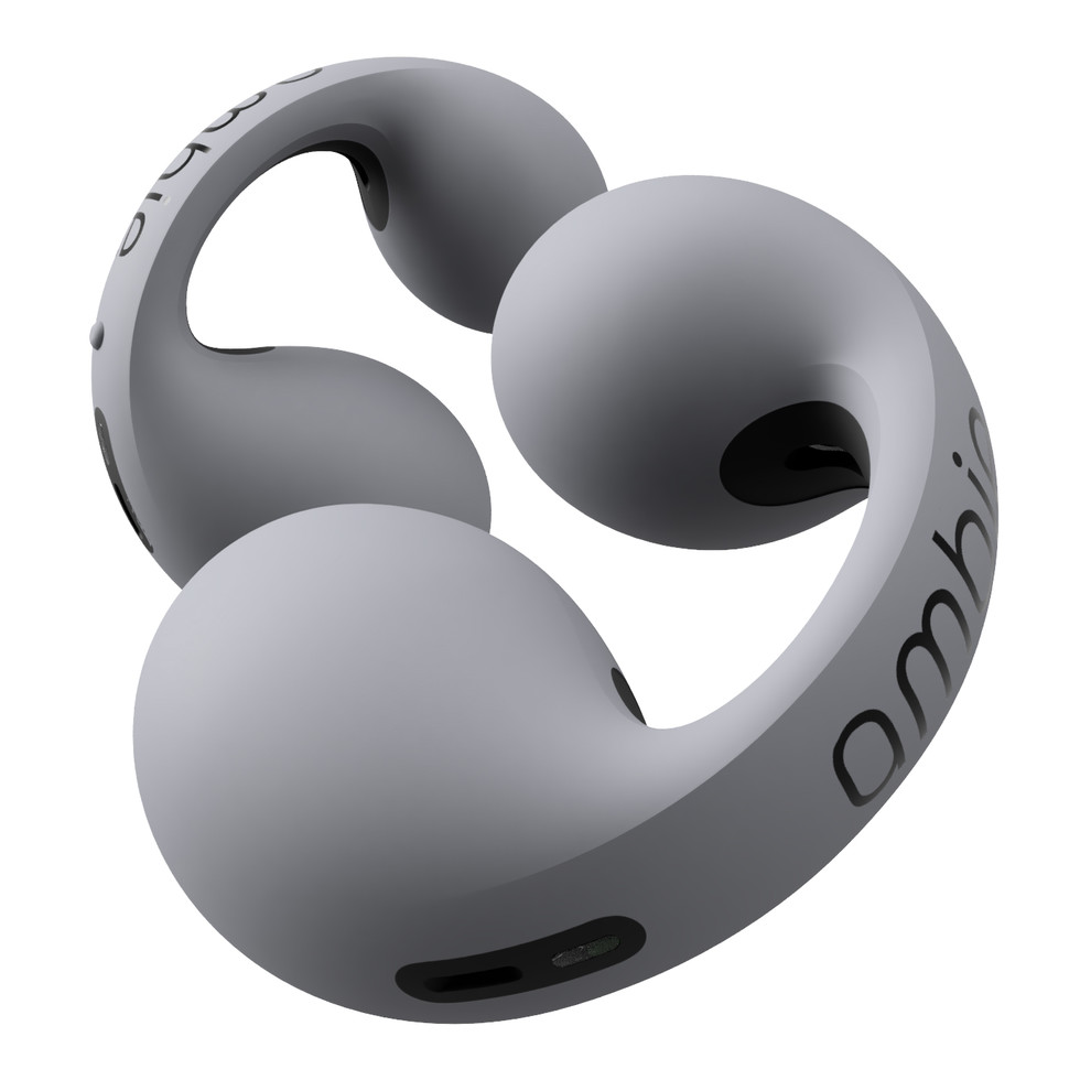 耳をふさがないイヤホン ambie sound earcuffs 限定カラー“Stone”が