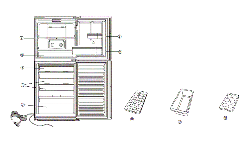 HR-E915 2ドア冷凍冷蔵庫 アフターパーツ – ツインバード公式ストア