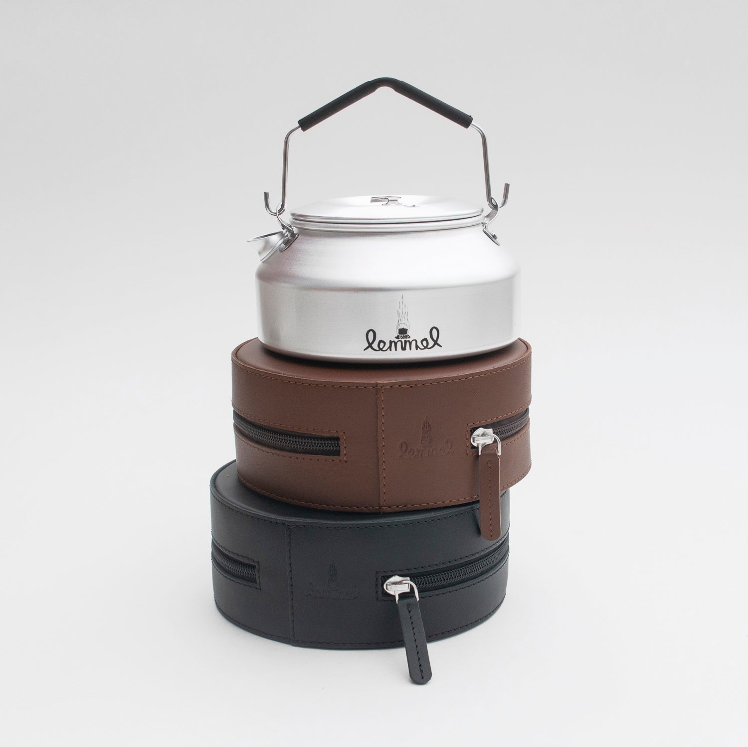 LEMMEL KAFFE COFFEE KETTLE 0.9L IN LEATHER CASE / レンメルコーヒー