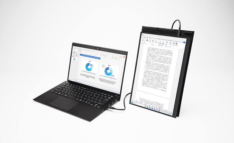 モバイルディスプレイ「VAIO Vision+ 14」「VAIO Vision+ 14P」