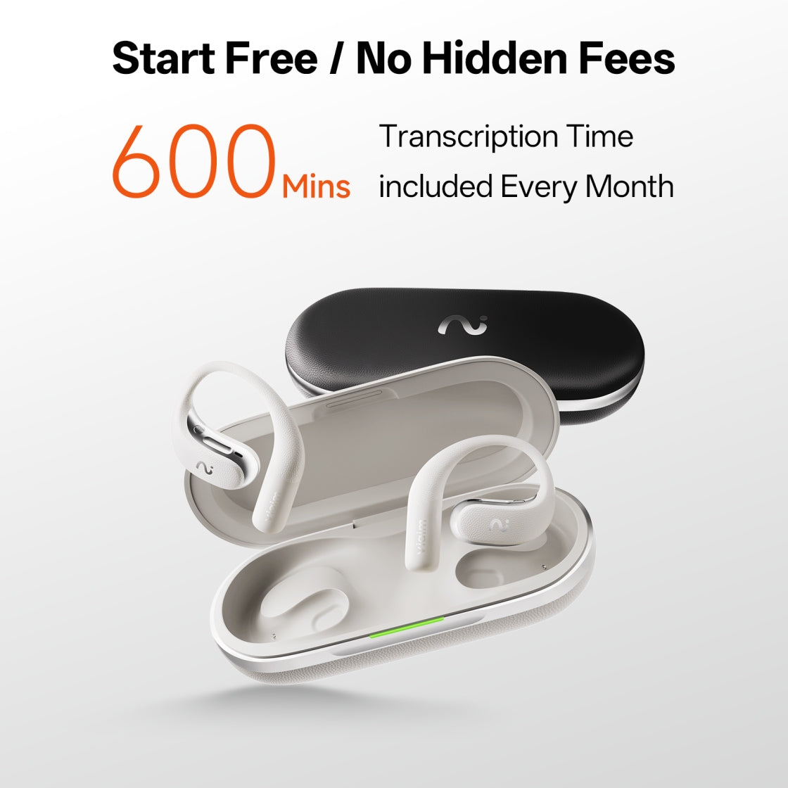 viaim OpenNote | Everyday AI Note Taker Built into Earphones