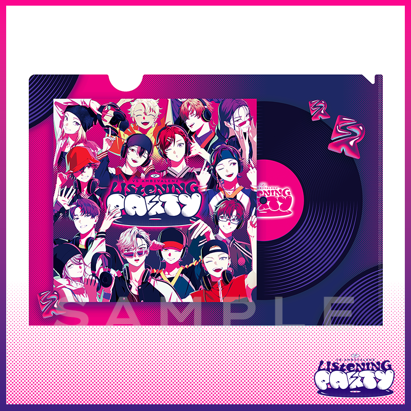LISTENING PARTY】A4クリアファイル・ステッカーセット | VS