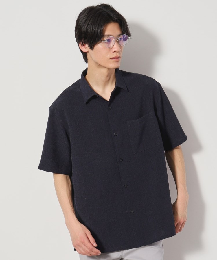 リネンライク半袖シャツ セットアップ可（カジュアルシャツ） | THE