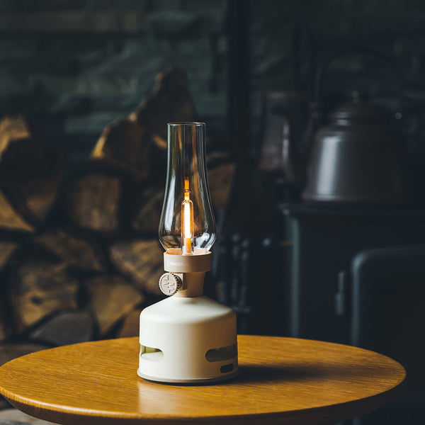 MoriMori(モリモリ) LEDランタンスピーカーS1 BEACH HOUSE (ホワイト色