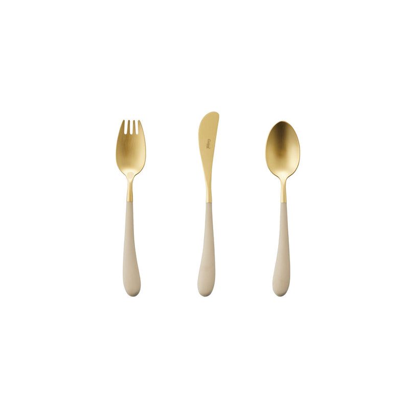 Cutipol(クチポール) アリス 3本セット アイボリー(ゴールド) ALI.3