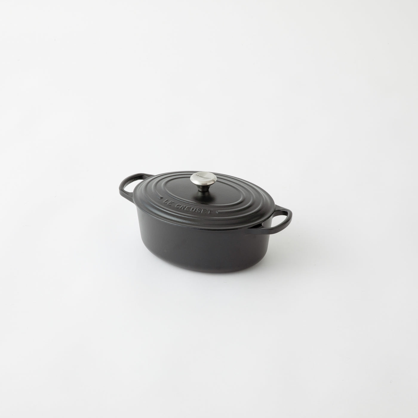 LE CREUSET(ル・クルーゼ) ココット・オーバル25cm マットブラック