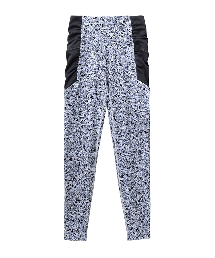 SUKALA】スポットペイントサイドギャザーレギンス(XS・S・M・Lサイズ