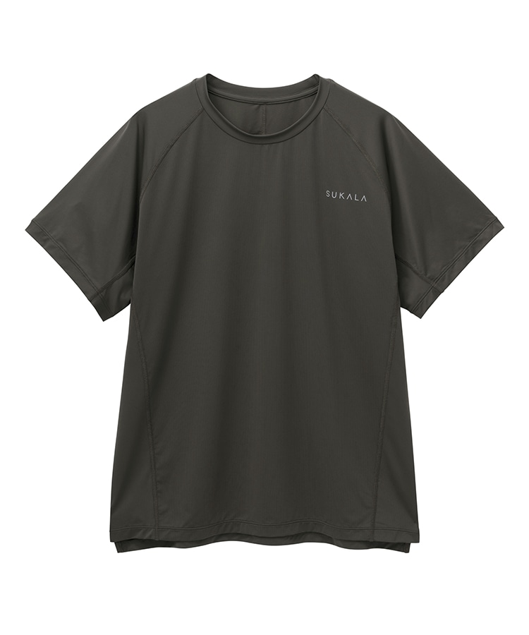 SUKALA】メンズメッシュアクティブTee(M・Lサイズ ブルーグレー