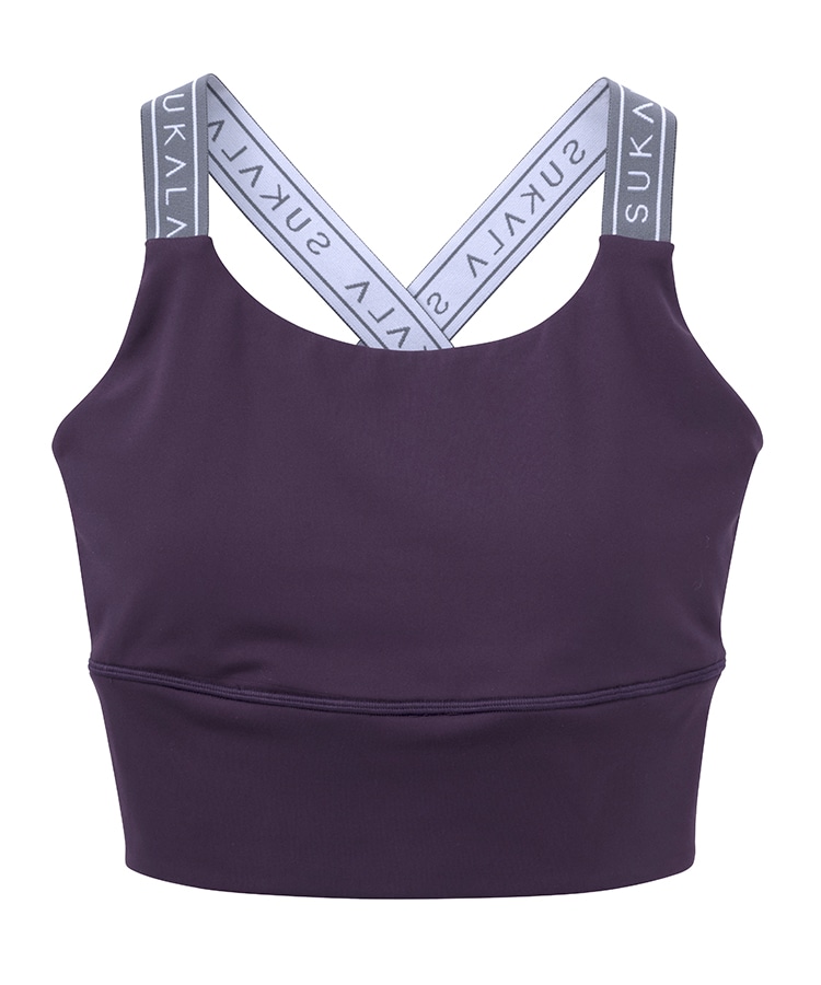 SUKALA】バッククロスロゴブラトップ(XS・S・Mサイズ ライトグリーン