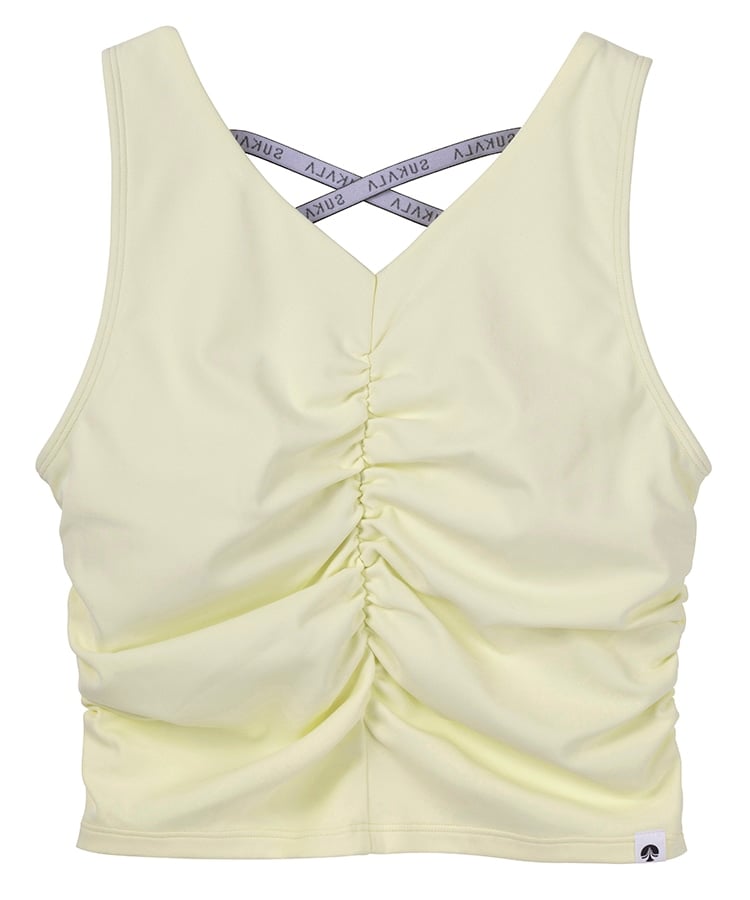 SUKALA】アメリカンスリーブギャザータンクトップ(XS・S・Lサイズ