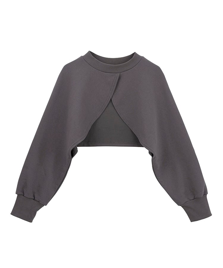 SUKALA】モックネックスウェットスリーブカバー(S・Mサイズ ホワイト