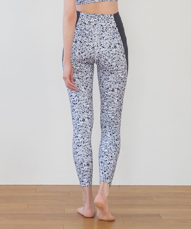 SUKALA】スポットペイントサイドギャザーレギンス(XS・S・M・Lサイズ