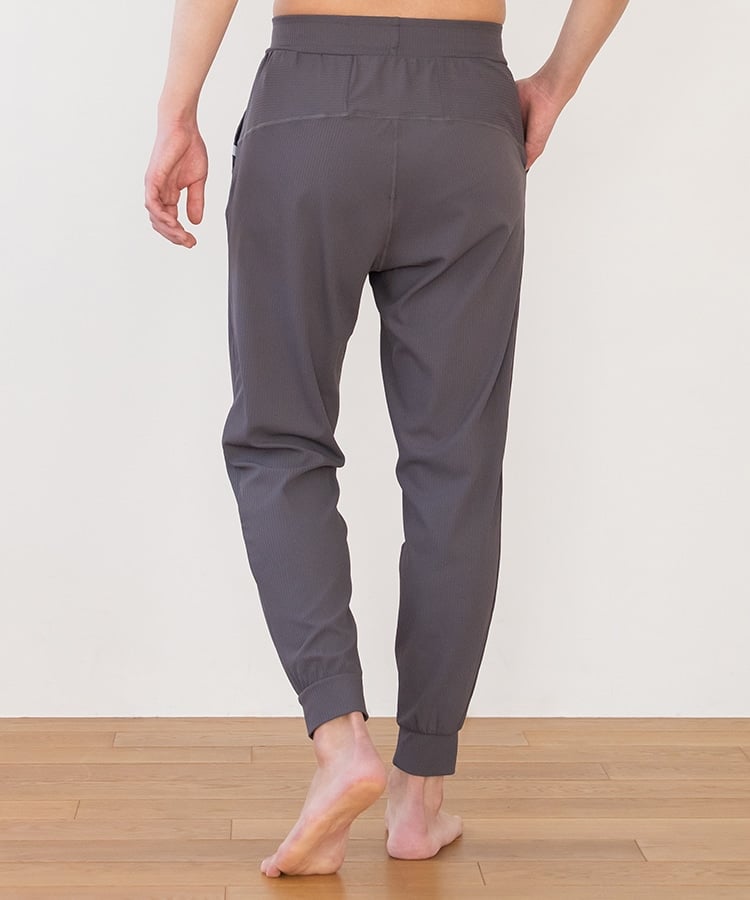 SUKALA】メンズリブヨギーパンツ(M・Lサイズ チャコールグレー