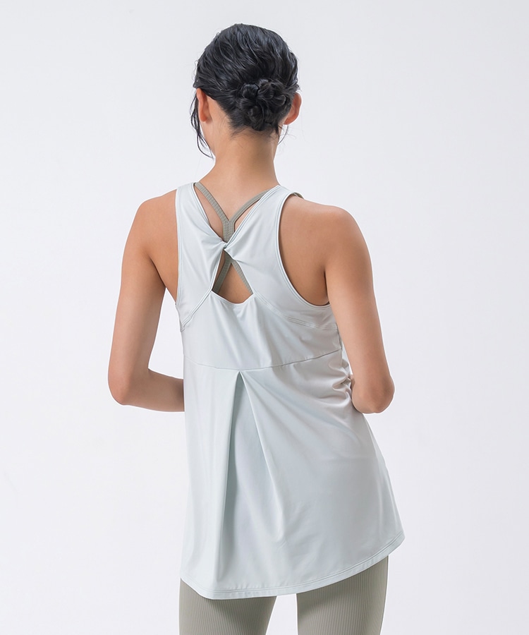 SUKALA】バックツイストセパレートタンクトップ(S・M・Lサイズ ペール