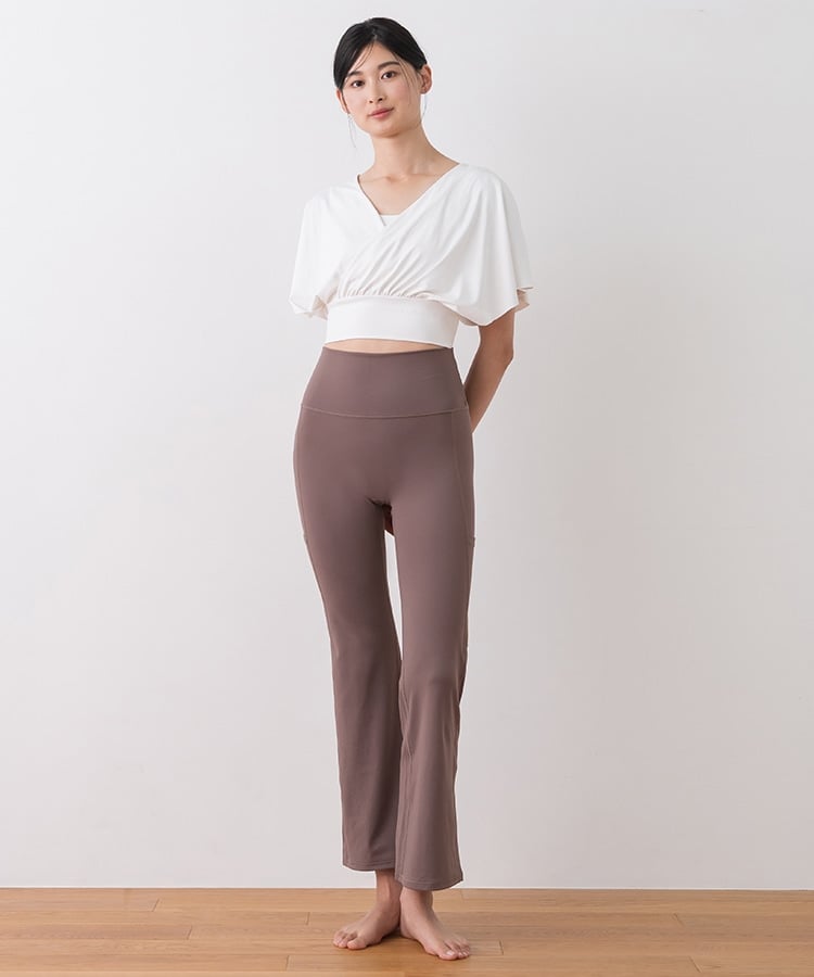 SUKALA】ブラトップ付きバルーンカシュクールトップス(Sサイズ