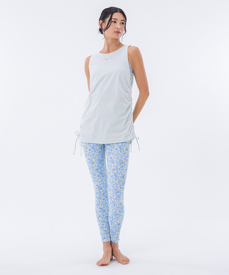 SUKALA】フラワーガーデンプリントセパレートタンクトップ(S・M・L