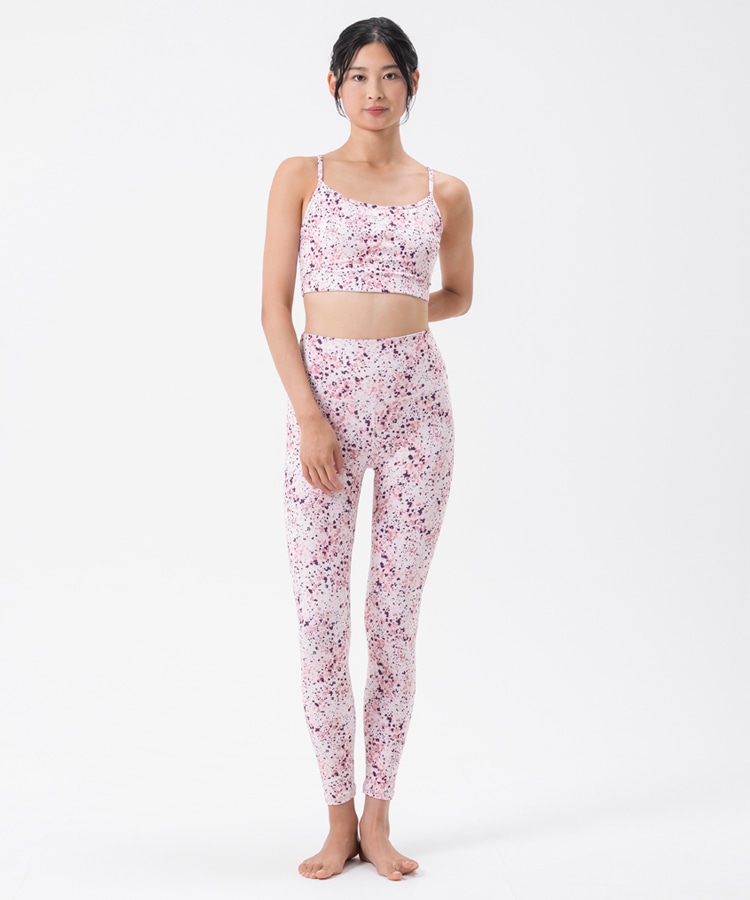 SUKALA】フロントギャザータンクトップ付きトリプルセットアップ(XS