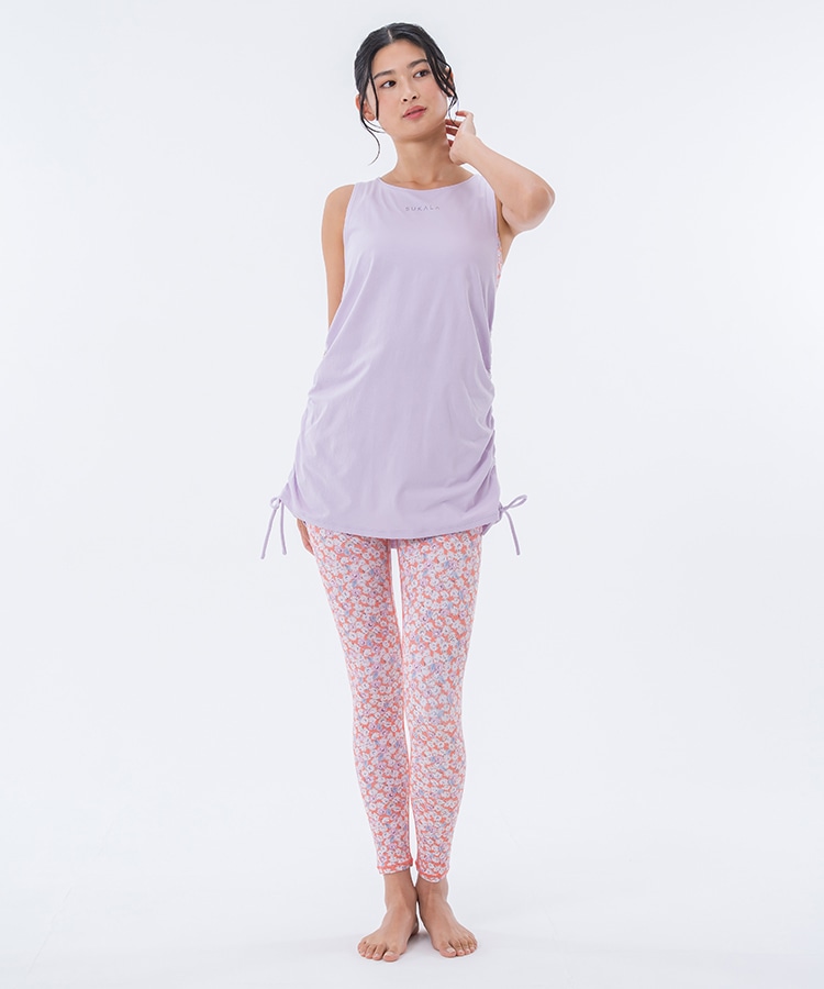 SUKALA】フラワーガーデンプリントセパレートタンクトップ(S・M・L