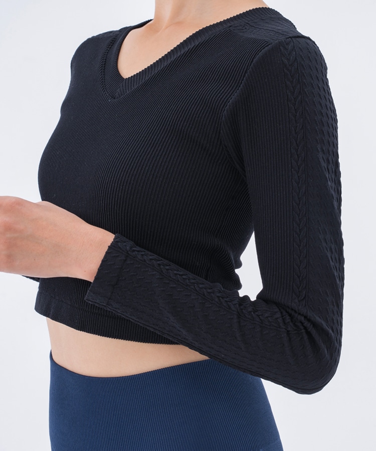 SUKALA】カップ付きアイビーエンブレムロングスリーブ(S・M・Lサイズ